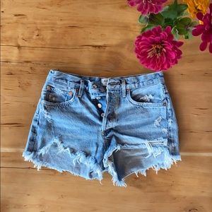 AGOLDE Parker Vintage Cut Off Short